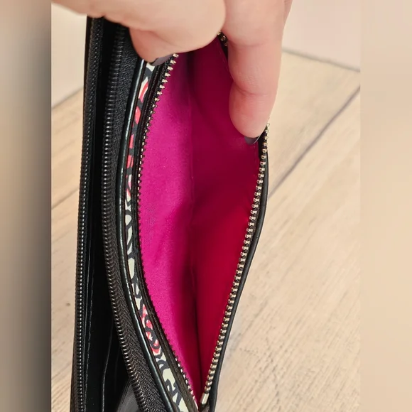 Coach Poppy Daisy Floral Graffiti Wristlet Wallet - Picture 6 of 10